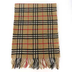 Burberry Archive Beige Check Lambswool Scarf