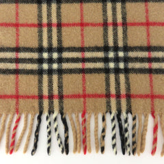 Burberry Archive Beige Check Lambswool Scarf