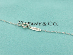 TIFFANY & CO Silver Return to Tiffany Mini Double Heart Pendant Necklace