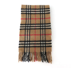 Burberry Archive Beige Check Lambswool Scarf